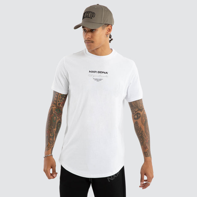 Origin Dual Curved Tee White