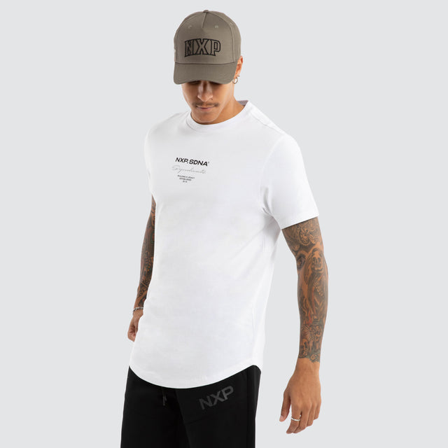 Origin Dual Curved Tee White