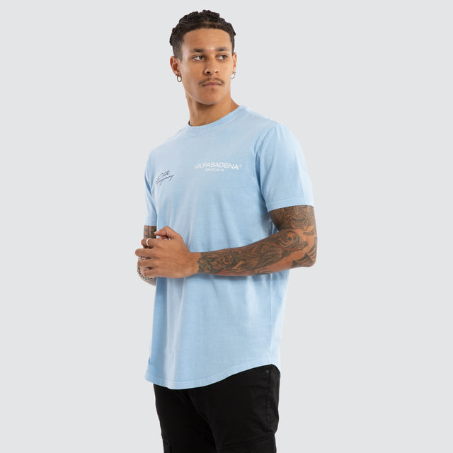 Whisper Dual Curved Tee Pigment Blue Bell