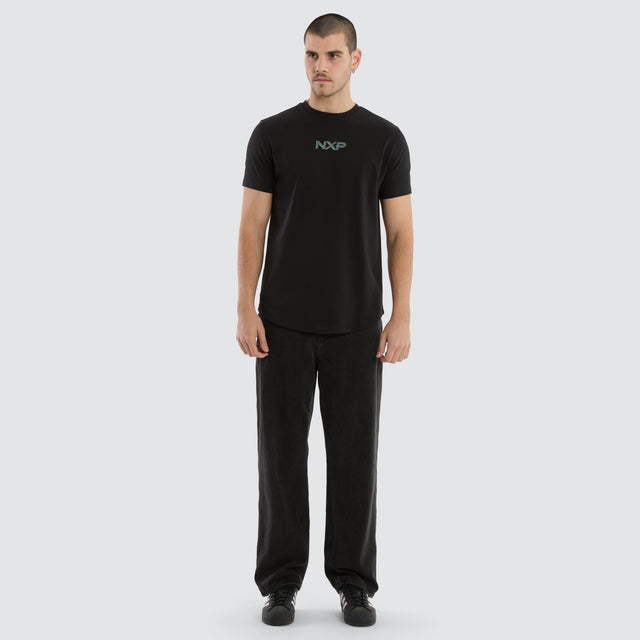 Buzz Dual Curved Tee Jet Black