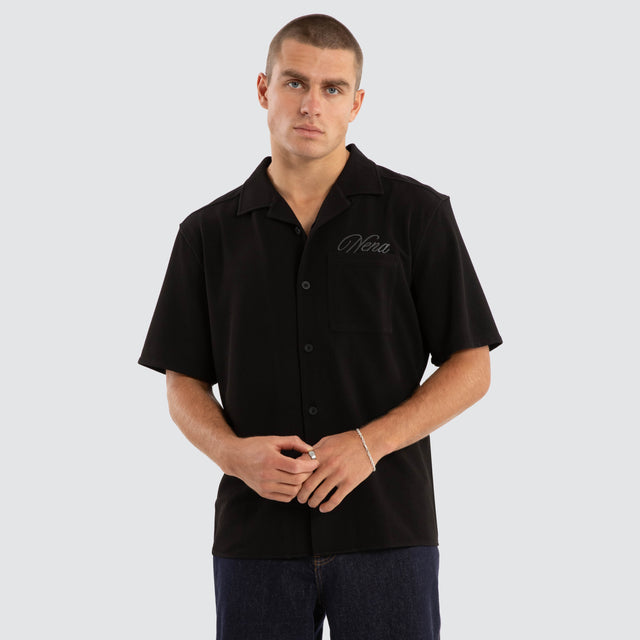 Comfort Shortsleeve Shirt Black