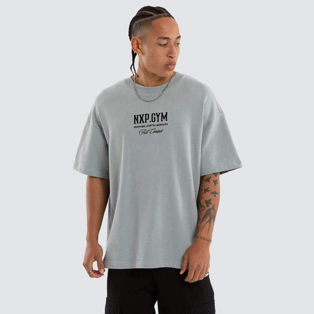 Mighty Loopback Raptor Tee Quarry