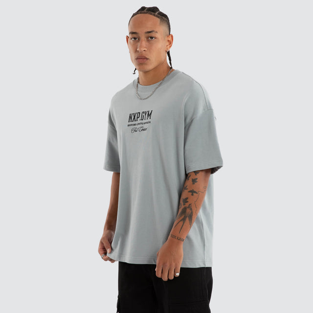 Mighty Loopback Raptor Tee Quarry