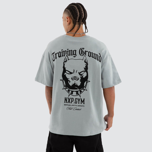 Mighty Loopback Raptor Tee Quarry