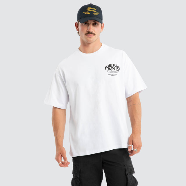 Loyal Raptor Tee White