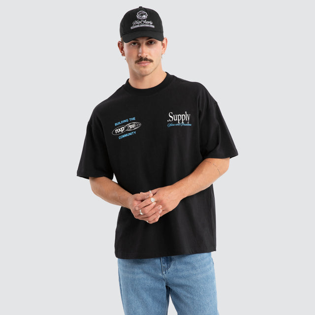 Union Raptor Tee Anthracite Black