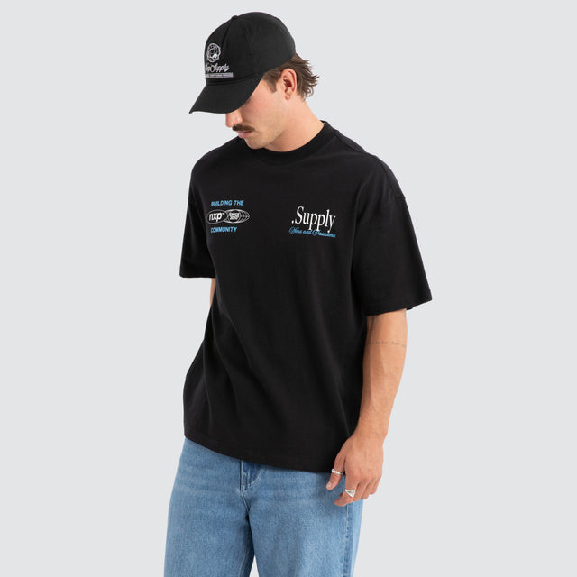 Union Raptor Tee Anthracite Black
