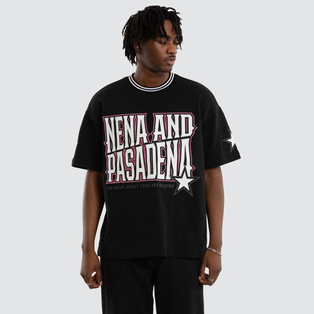 Destined Loopback Raptor Tee Anthracite Black