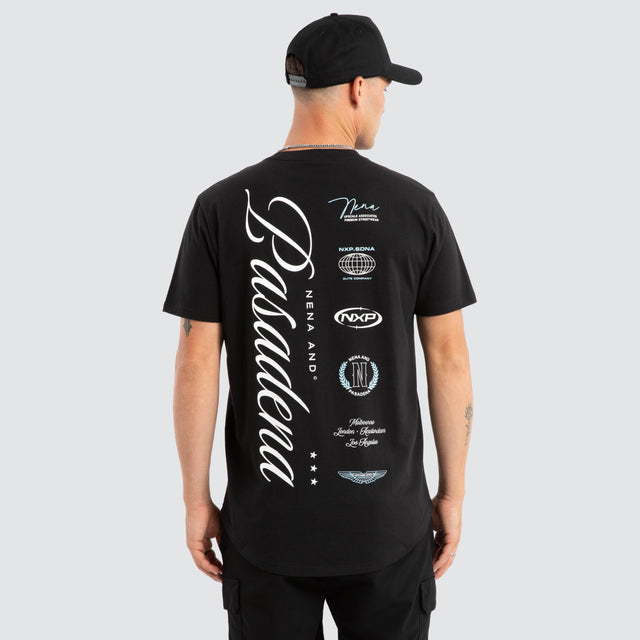 Pledge Dual Curved Tee Jet Black