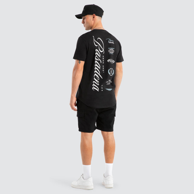 Pledge Dual Curved Tee Jet Black