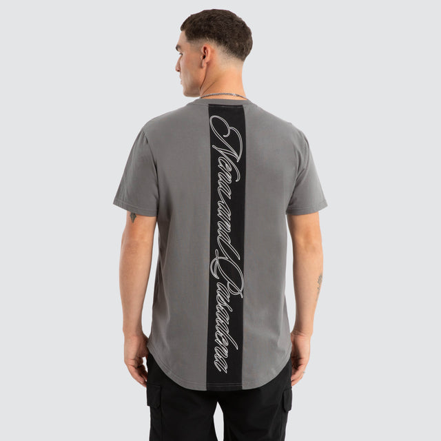Juncture Dual Curved Tee Charcoal