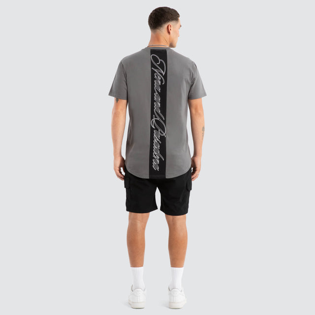 Juncture Dual Curved Tee Charcoal