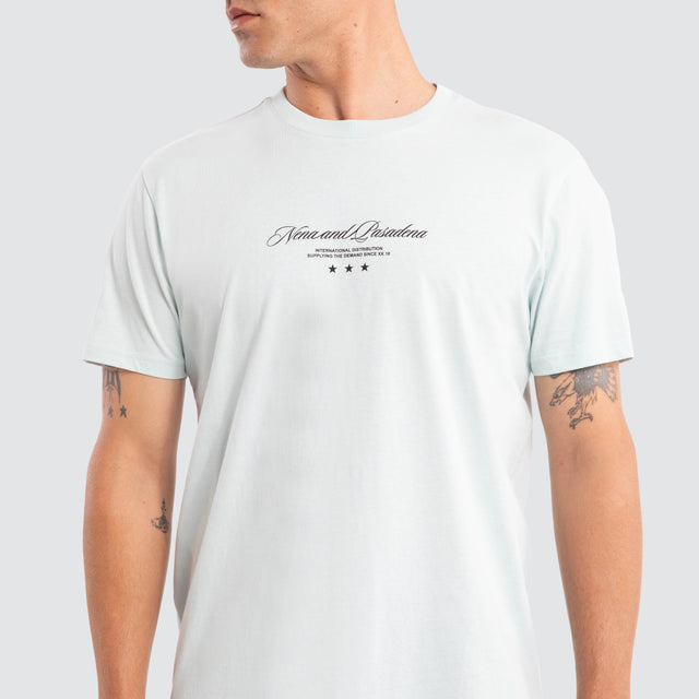 Juncture Dual Curved Tee Pastel Blue