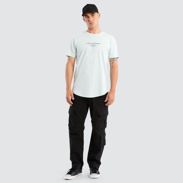 Juncture Dual Curved Tee Pastel Blue