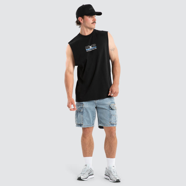 Script Relaxed Muscle Jet Black