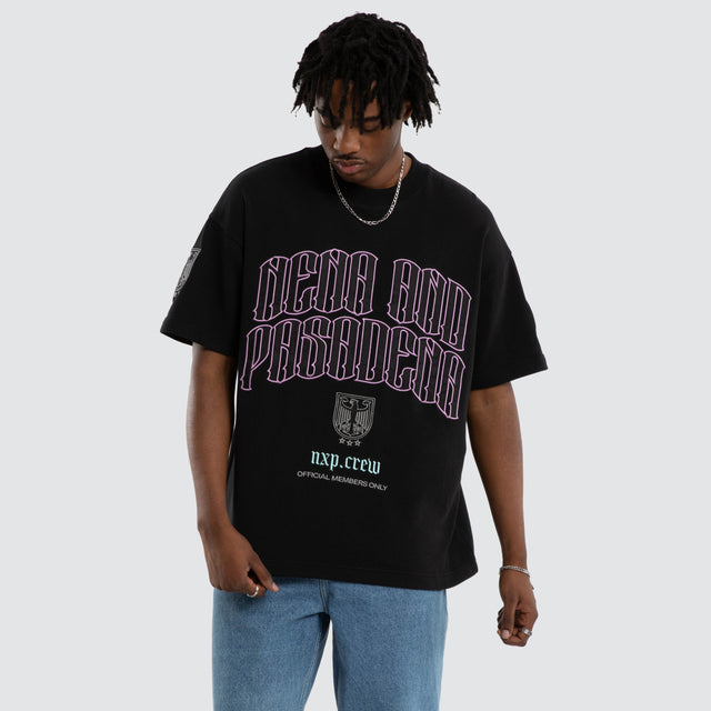 Maverick Loopback Raptor Tee Anthracite Black