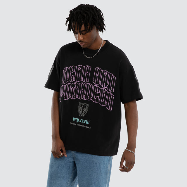 Maverick Loopback Raptor Tee Anthracite Black