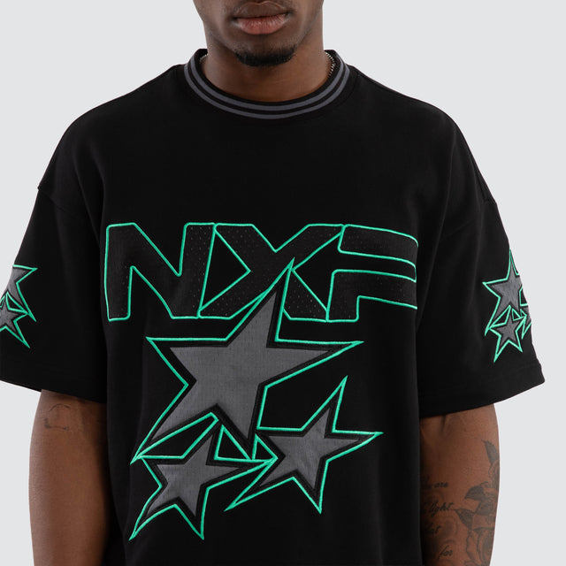 Glitches Loopback Raptor Tee Jet Black