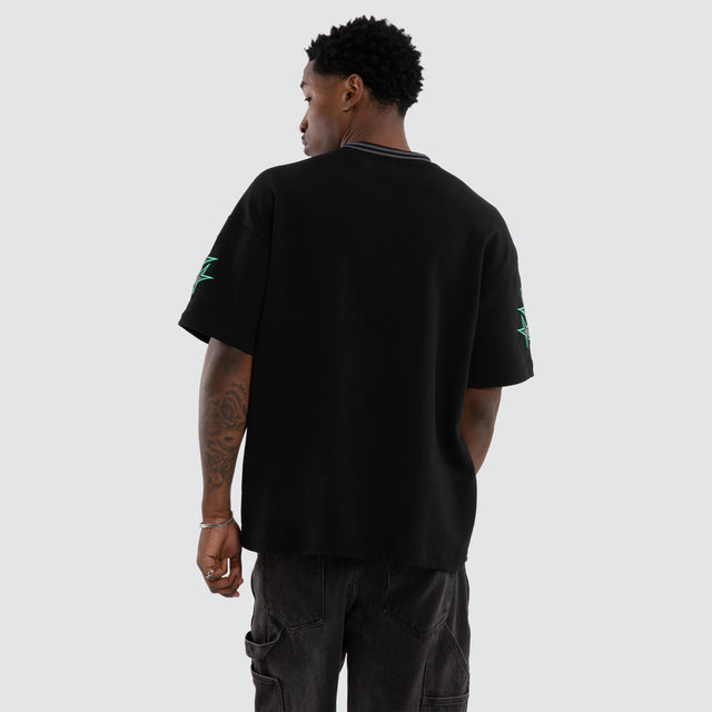Glitches Loopback Raptor Tee Jet Black
