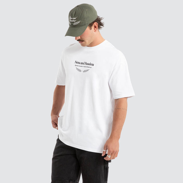 Buffer Box Fit Tee White