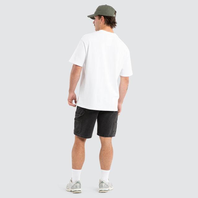 Buffer Box Fit Tee White
