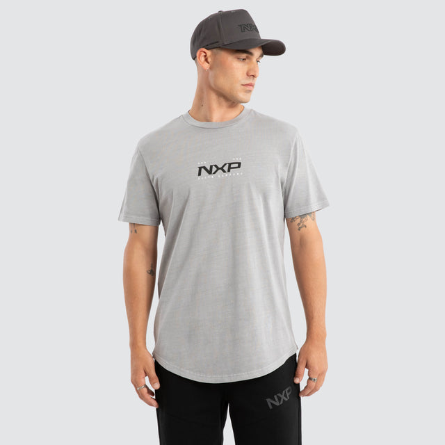 Deliberate Dual Curved Tee Pigment Alloy