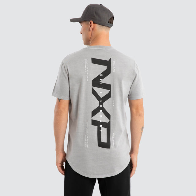 Deliberate Dual Curved Tee Pigment Alloy