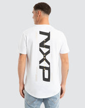 Deliberate Dual Curved Tee White