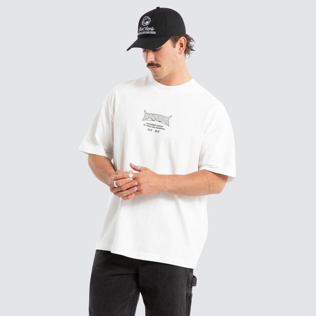 Grand Raptor Tee Natural White