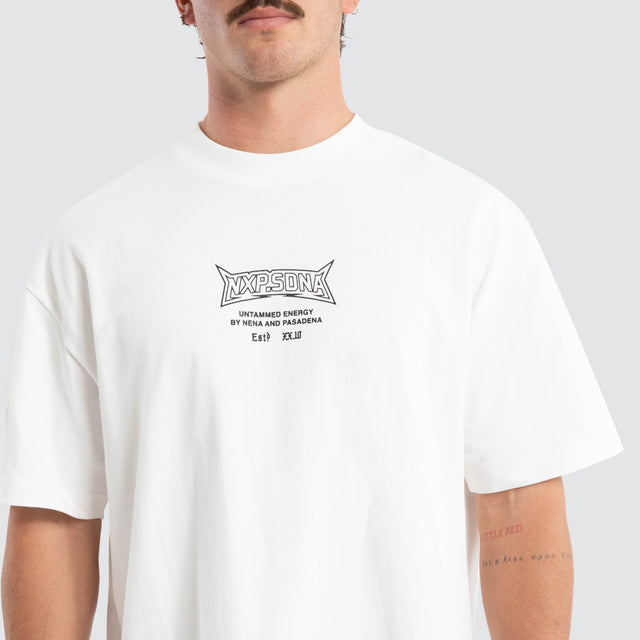 Grand Raptor Tee Natural White