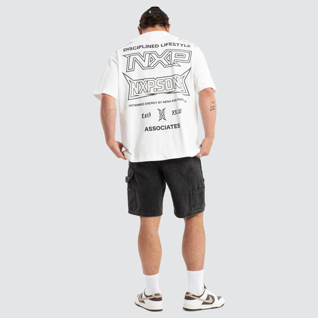 Grand Raptor Tee Natural White