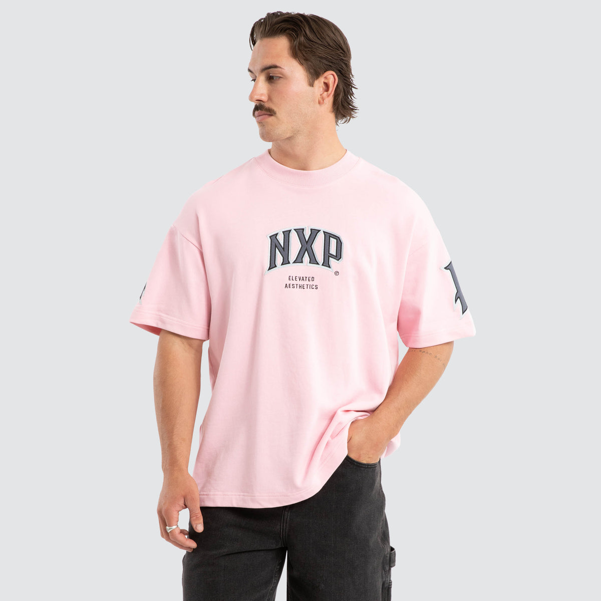 NXP Factor Loopback Raptor Tee in Pink | Neverland Store