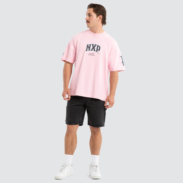 Factor Loopback Raptor Tee Orchid Pink