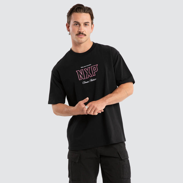 Vesture Box Fit Tee Jet Black