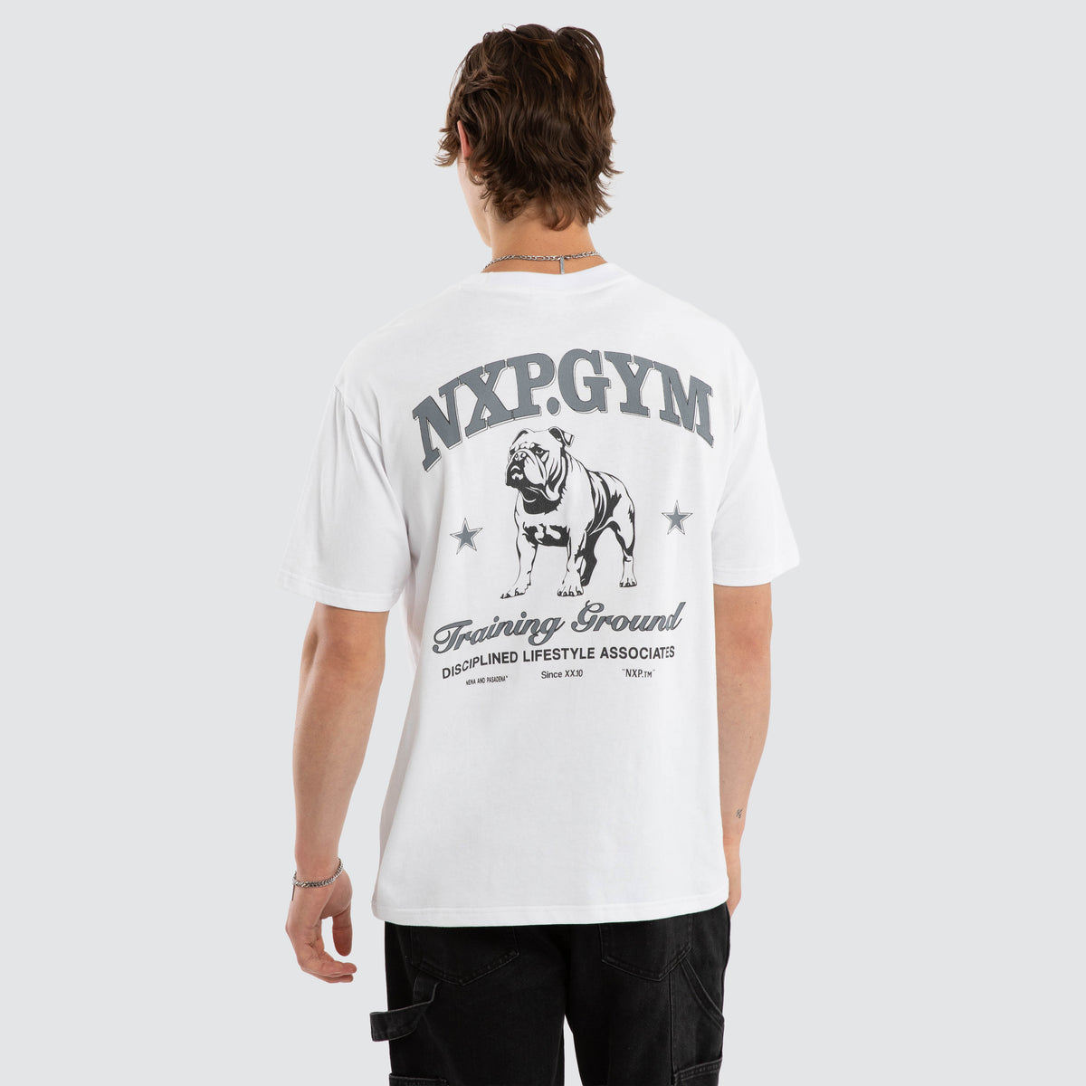 NXP Ground Box Fit Tee in White | Neverland Store