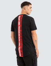 Triumph Dual Curved Tee Jet Black