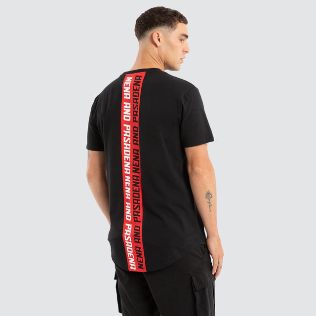 Triumph Dual Curved Tee Jet Black