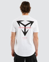 Finest Dual Curved Tee White