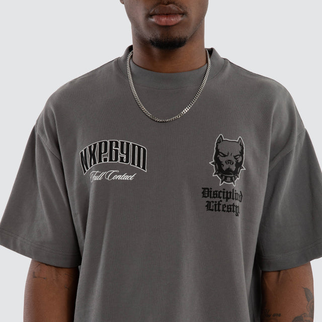Inertia Street Tee Charcoal