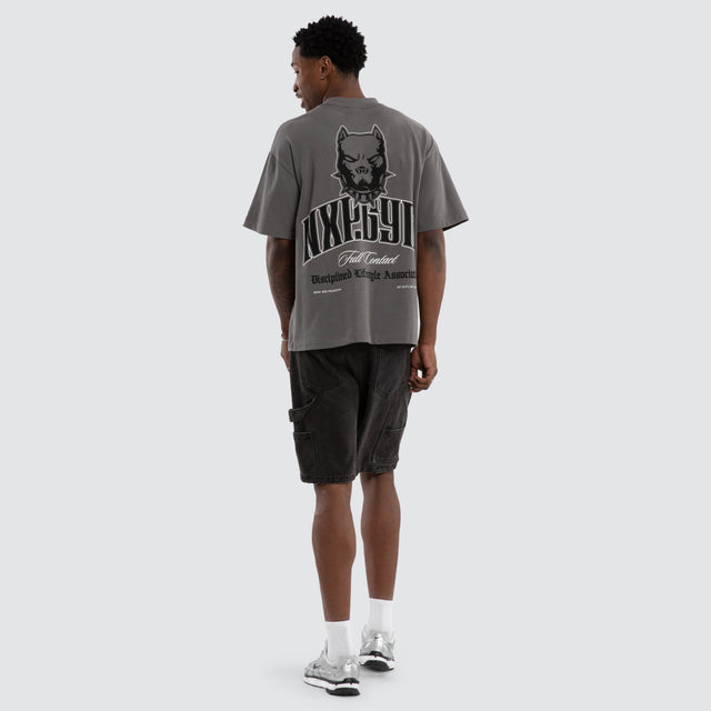 Inertia Street Tee Charcoal