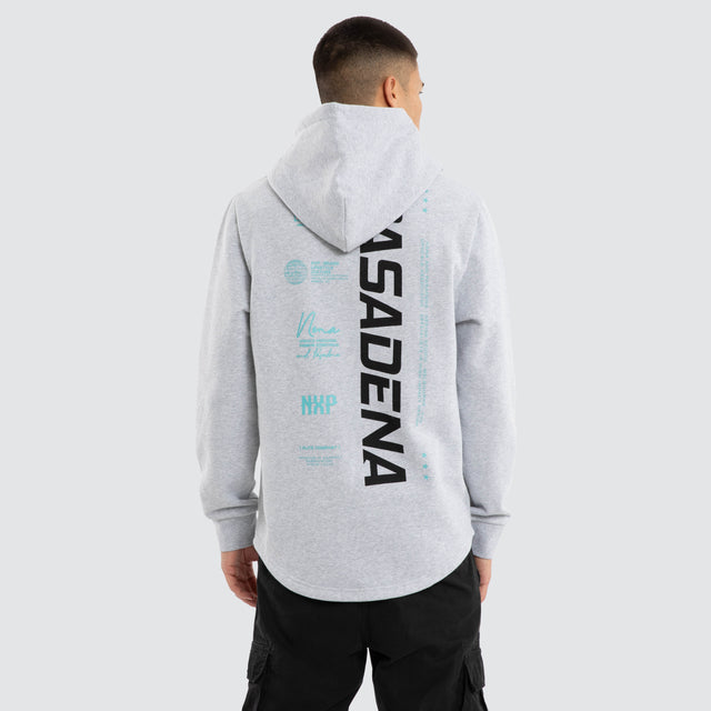 Unbreakable Dual Curved Hoodie Grey Marle