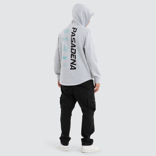 Unbreakable Dual Curved Hoodie Grey Marle