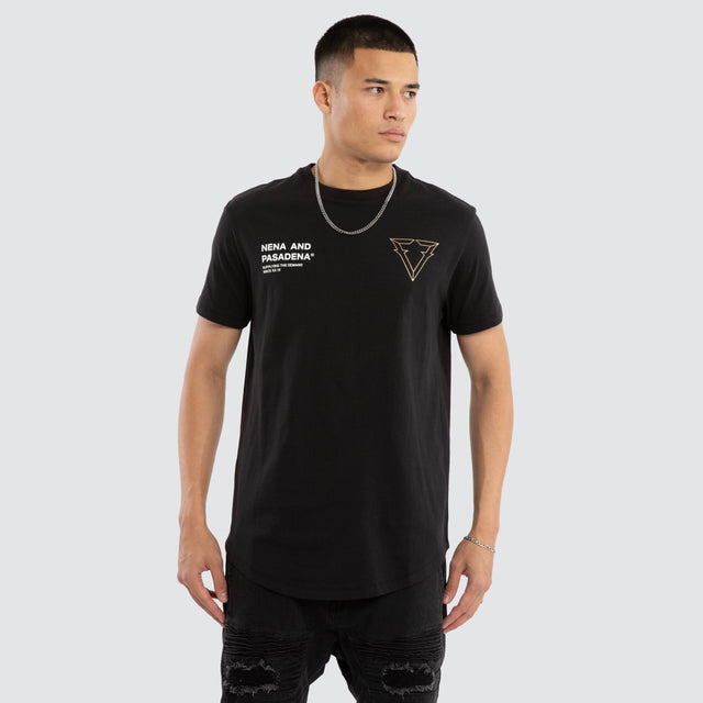 Forge Dual Curved Tee Jet Black