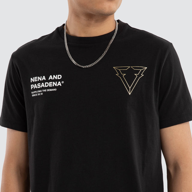 Forge Dual Curved Tee Jet Black