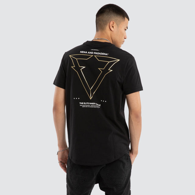 Forge Dual Curved Tee Jet Black