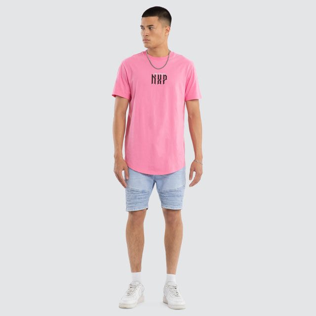 Ignite Dual Curved Tee Pink