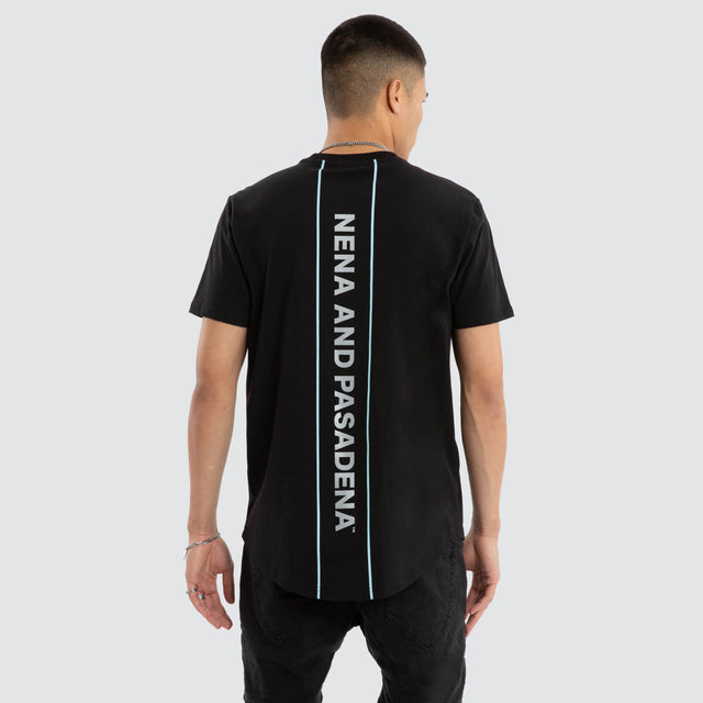 Inleash Dual Curved Tee Jet Black