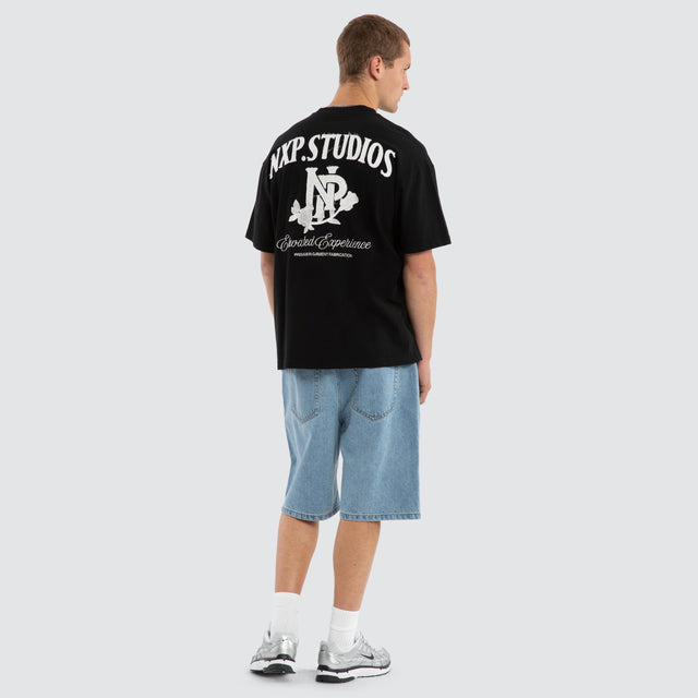 Conquer Raptor Tee Jet Black