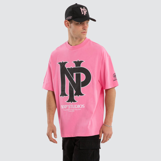 Preach Raptor Tee Pink