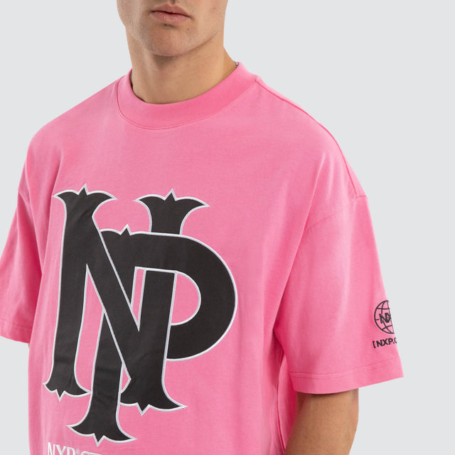 Preach Raptor Tee Pink
